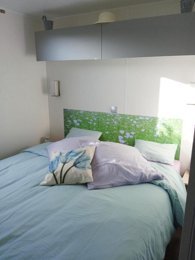 Mobil Home-Les Lins Bleus Biville-sur-Mer Buitenkant foto